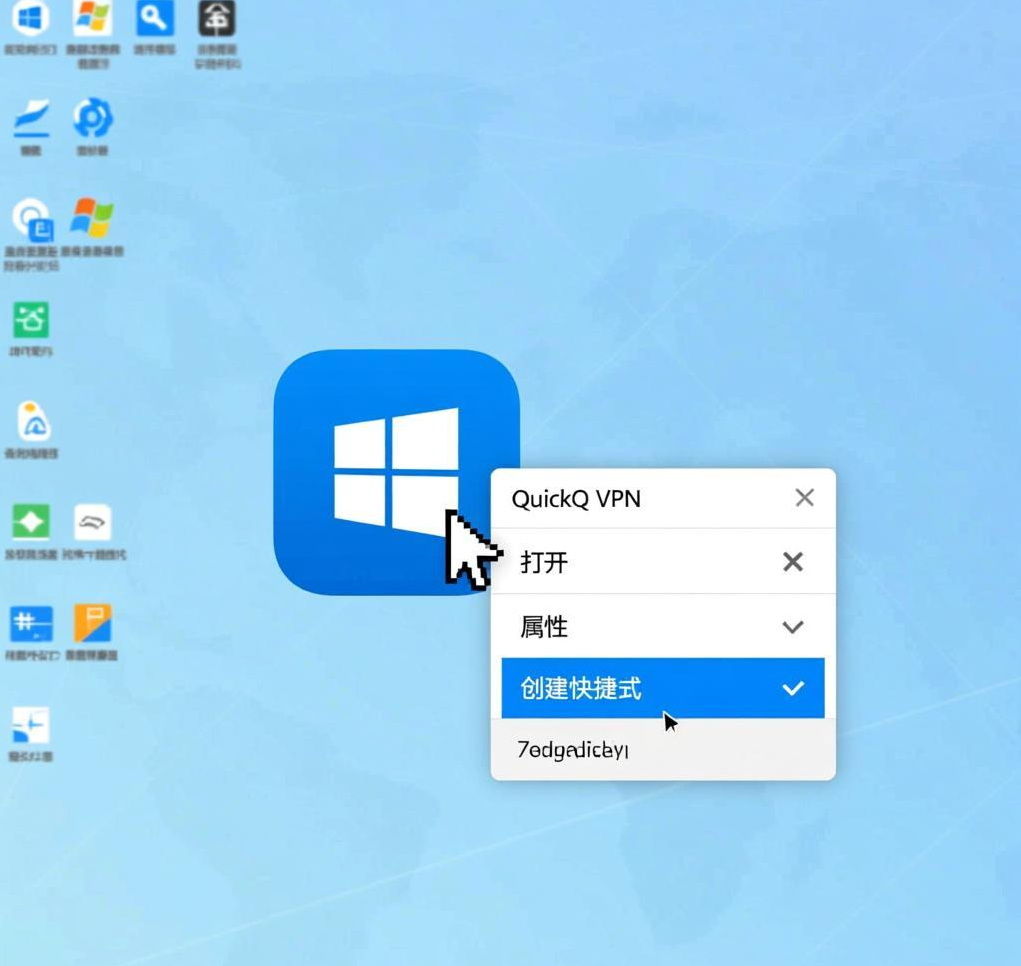 QuickQ VPN的快捷方式创建：快速启动与连接
