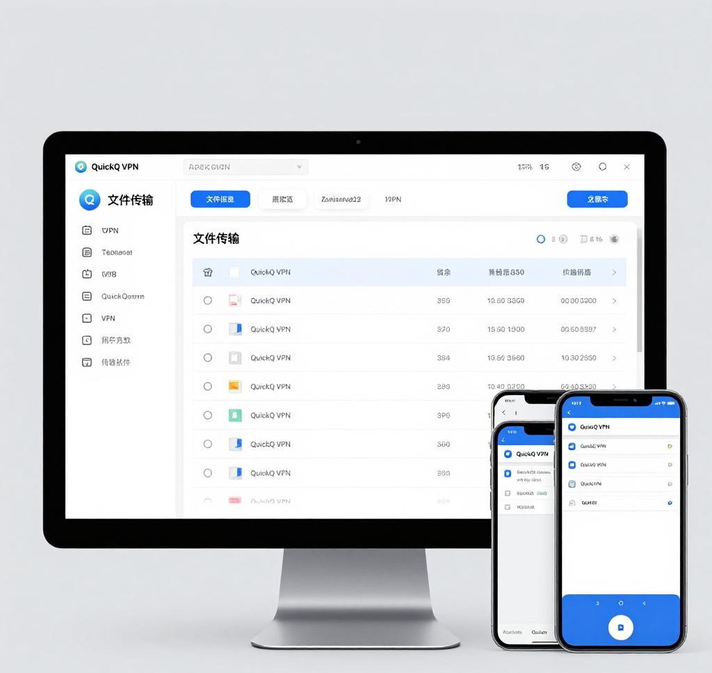 QuickQ VPN的文件传输功能：安全高效的跨网文件共享