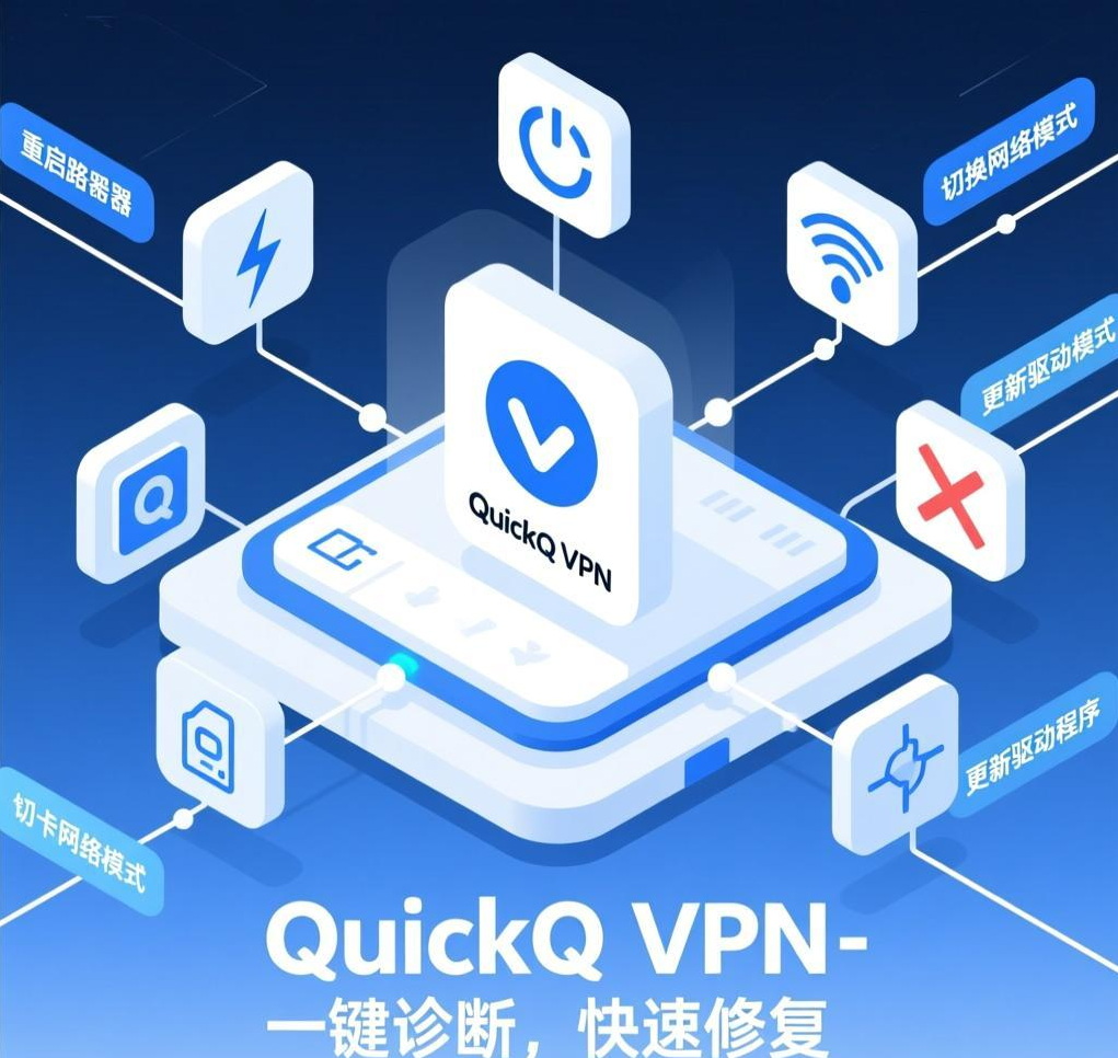 QuickQ VPN的网络诊断工具：快速定位连接问题
