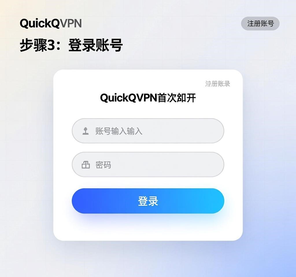 打开客户端：启动后，点击“立即注册”按钮。